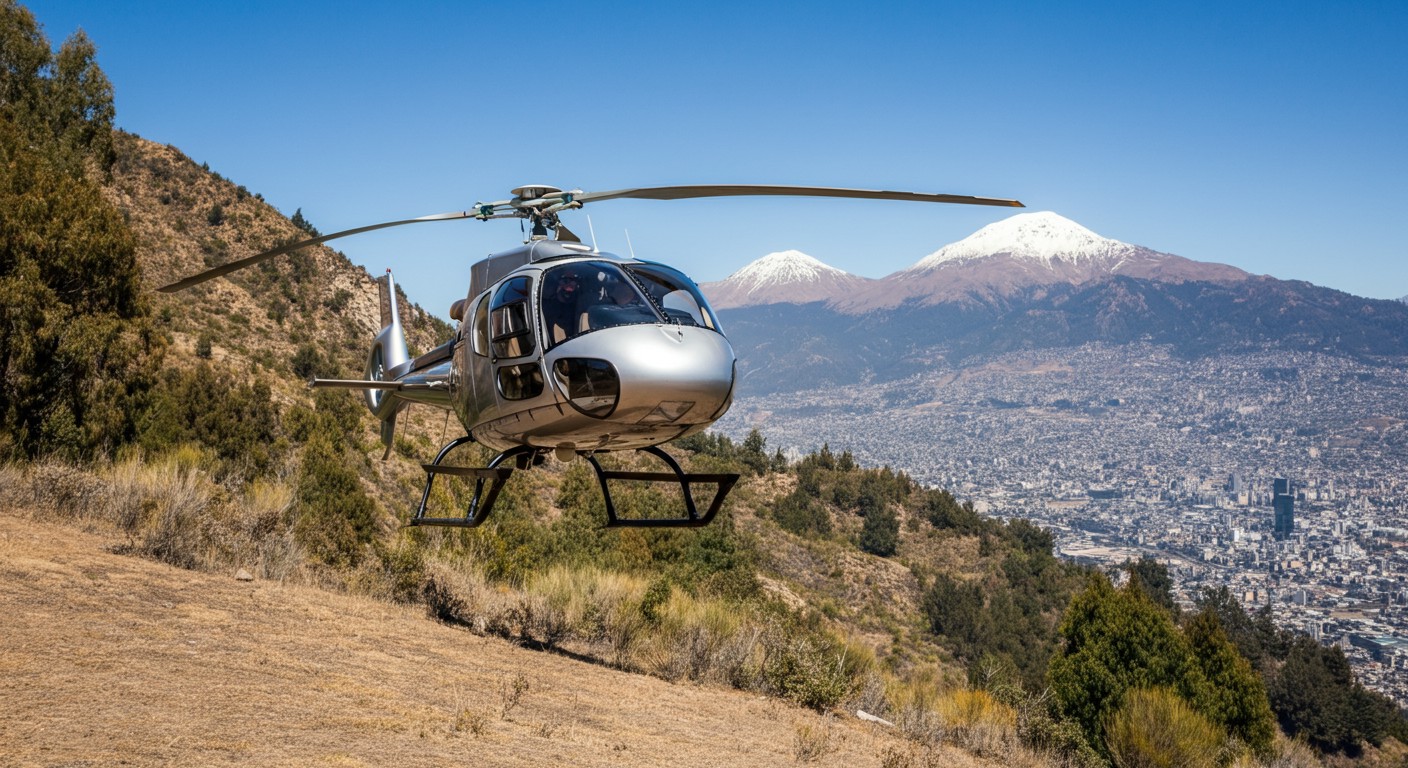 Helicopter Ride in Santiago